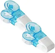 2Pcs Blue Portable Pill Taker Remover, Blister Pack,No Contact Easy to Take Out Portable,Opener Popper Assistance,Travel Tablet Dispenser Pills Extractor Tool, Aids, Personal Pill Organizers Health