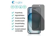 2X Screen Protector Nuglas 2.5D Privacy Anti-Spy Glass For iPhone 16 Pro
