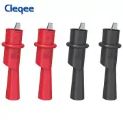 Multimeter Push on Alligator Clip 4PCS Insulated Crocodile Clamp for Electrical