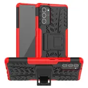 MCC Heavy Duty Samsung Galaxy Note20 Ultra Phone Shockproof Case Cover [Red]