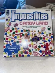 Hasbro Impossibles Candy Land Jigsaw Puzzle 750 Borderless Puzzle Sealed NEW