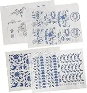 STOBOK Underglaze Transfers for Pottery Sheets Transfer Paper Smooth Material for DIY Decor