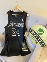 Nike Size XL Kobe Bryant Lakers Black Statement Nba Swingman Jersey