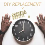 6pcs clock replacement numerals Clock Repair Diy Replacement Digital Clock