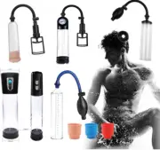 Penis Pump Vacuum Extender Enhancer Enlargement Sleeve Erectile Growth for Men