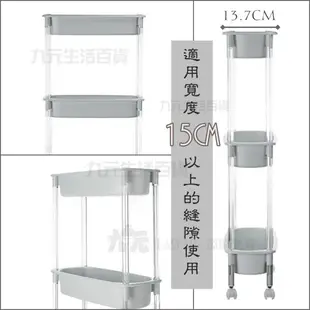 【九元生活百貨】翰庭 BI-5999-3 三層細縫多功能層架/附輪 縫隙收納 隙縫架 台灣製 BI59993