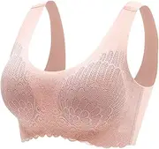 [ZRBDHGF] Sports Bras For Women Plus Size, Full Coverage Support Minimizer Modern Underwire Everyday Bra Wireless Push Up Bra