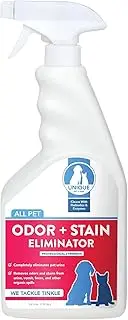 Unique Pet Odor and Stain Eliminator - 24 oz. Ready-to-Use Liquid Spray - Bio-Enzymatic Formula Eliminates Old and New Pet Odor and Pet Stains