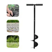 6���� Manual Hand Earth Auger Fence Post Drill Soil Digger Hole Borer Digger Bit