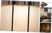 Set of 2 Industrial Bedside Table Lamp - 2 Level Brightness Dimmable LED