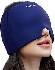 Migraine Relief Cap, Headache Ice Wrap Hat Eyes Mask with Hot/Cold Gel for Migraine, Puffy Eyes, Tension, Sinus, and Stress Relief