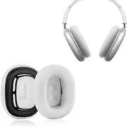 Pair of Replacement Ear Pads for AirPods Max Headphone Ear Cushions-White