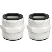 2 Pcs Pool Hose Connector Replacement for Intex and Coleman, 1.5 inch Above Ground Pool Split Hose Joint Connector, Fits Filter Pumps, Chlorine Generators