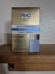 RoC Multi Correxion even tone + lift Facial Night Cream 1.7 Fl Oz Wrinkle SALE*