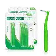 Proxabrush Go-Betweens - Angled- Interdental Brushes - Soft Bristled Dental P