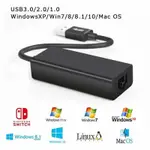 【AQ】附發票_USB 3.0 金屬鋁質網路卡 任天堂SWITCH專用網卡 WII適用 升級台灣亞信AX88179