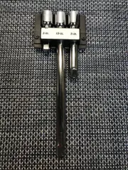 Vulcan Extension Bar Set 3 Piece 1/2 In Drive Chrome Vanadium Steel Chrome