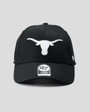 [Forty Seven] Forty Seven Men's Texas Longhorns Legend Mvp Strapback Cap in Black/White One Size Black/White