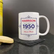Personalised Ceramic Mug - Classic Year Model
