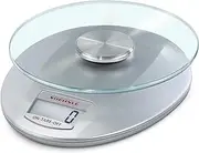 Soehnle 65856 Roma Kitchen Scale, Digital Food Scale with Display, acccurate Gram Scale for Measuring up to 5 kg, Electronic weigh Scale with Removeable Weighing Plate (Colour: Silver)