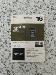 Sony Micro SD Card SDHC UHS-I MemoryCard 16GB New Sealed
