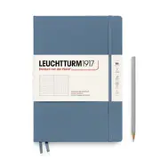 Composition Hardcover Dotted Notebook, 219 Numbered Page (Stone Blue) - B5