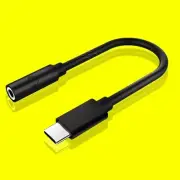 Good Quality Black Type-C to 3.5 mm Audio Adapter DAC Cable for OnePlus 9 Pro US