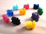 Mexican Train Assorted Domino Markers (Set of 10) by CHH