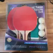 Portable Travel Table Tennis Ping Pong Indoor Or Outdoor Set