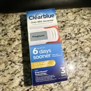 Clearblue Early Digital Pregnancy Test 6 Days Sooner 3 Tests Exp 04/30/2027