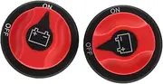 Mikinona 2pcs Battery Boats Rally Switches Battery Rally Isolator Race Switches On-Off Car Switch Brass