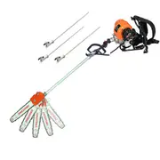 4-STROKE Long Reach Backpack Pole Rotatable Chainsaw Hedge Trimmer Pruner