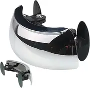 Motorcycle Rear View Mirror - 180 Degree Blind Side Mirror For Motorcycle - Wind Screen Mount Blind Detection For Sport Bike Scooter Men Women Riding General