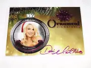 2016 Benchwarmer Pink Archive DANI MATHERS Holiday #39 Ornament Auto PLAYBOY Hot