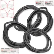 For Isuzu D-Max Dmax Hi-Lander 2003 08 10 Set 4Dr Door Rubber Seal Weatherstrip