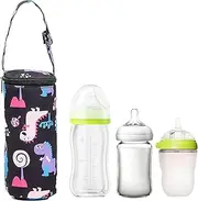 Liwankaqi Water Bottle Carrier, Insulated Bag for Baby Meals, Thermal Bag Keeps Liquids Warm and Cold, Insulated Bag for Many Standard Baby Bottles for Waterproof Material