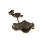 Brass Crafts Lotus Backflow Incense Holder Miniature Incense Frame Tea Table