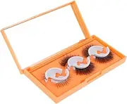 Beaupretty Natural False Lashes Kit 3 Pairs Self-adhesive Lash Strips Natural Look Includes Mirror
