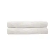 Elvire Bath Sheet 2 Pack Ivory
