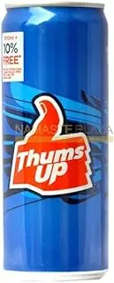 Thums Up Thums up (Indian Soft Drink Can) 300ml (6 Pack)