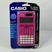 New Casio fx-300ES Plus-PK 2nd Edition Scientific Calculator - Pink