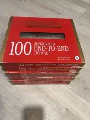 Holiday Time Clear Super Bright End To End Lights 100, 46 Ft New Old Stock (7)