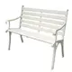 [兄弟牌戶外休閒傢俱] 雅典鋁合金雙人公園椅~粉體烤漆不生鏽結構堅固耐用~椅腳地面可固定