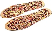 Healvian 1 Pair Pedicure Insoles Relief Pads All Massaging Acupressure Insoles Men Dog Trigger Liners Unit Body Sprotbale Hampoo Brush Scalp Shoe Inserts Head Massage Mini Point Hey Wooden