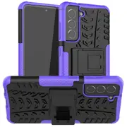 MCC Heavy Duty Samsung Galaxy S21 FE 5G Fan Edition Shockproof Case Cover [Purple]