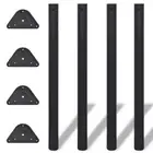 Height Adjustable Table Legs 4 Pcs Sturdy Replacement Desk Worktop Leg 870mm