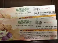 在飛比找Yahoo!奇摩拍賣優惠-台南 多分店 薇薇安娜SPA瀊太極全背60分身體按摩票卷60