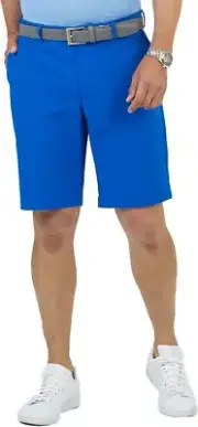 Ibkul Golf Men's Shorts UPF 50+ Royal Blue Flat Front Stretchy Pockets 34 NWOT