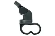 Fox 40 Classic CMG Magnetic Finger Grip Technology Sports Whistle (Black) (One Size)