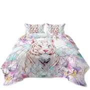 Fine Art Painting Tiger Coverlet